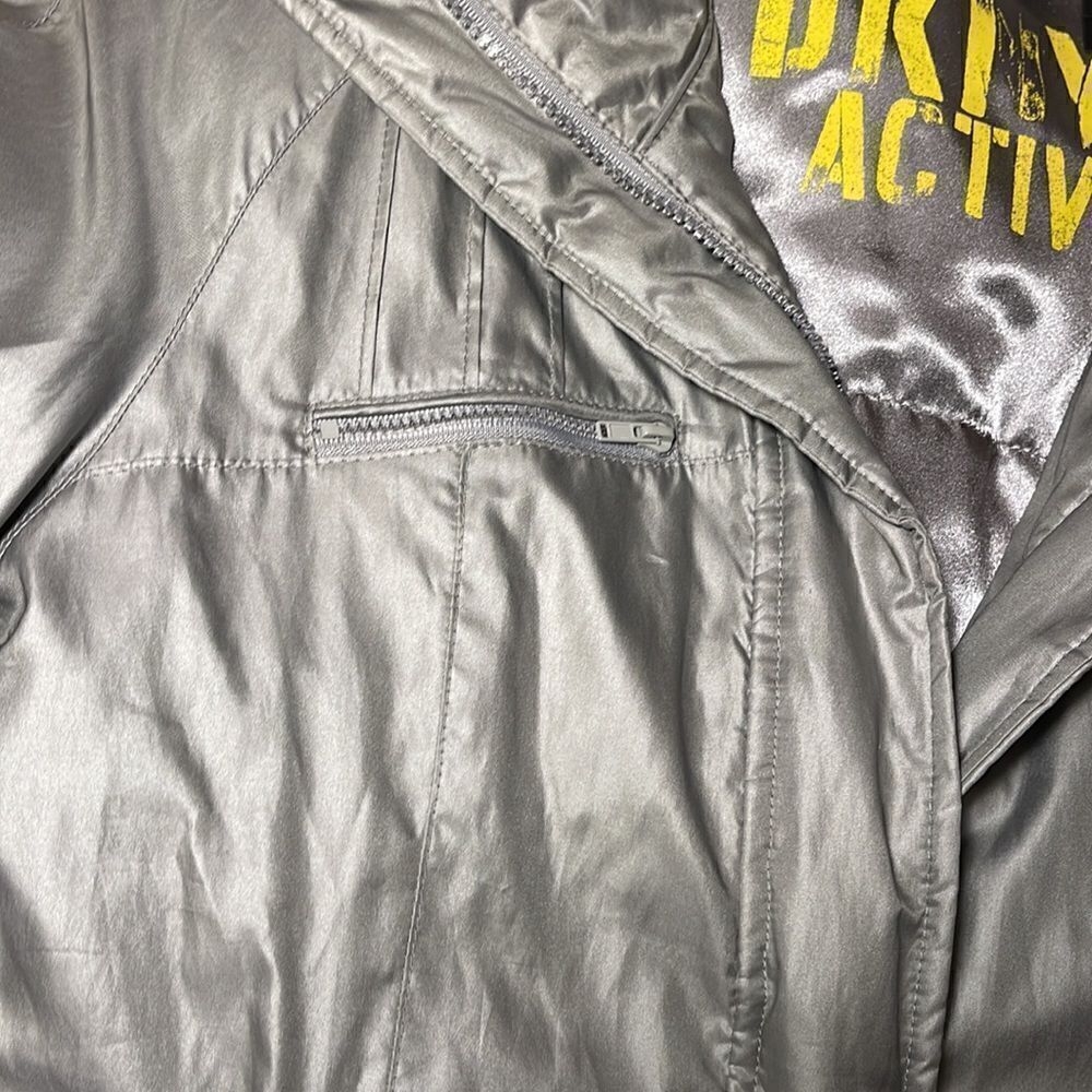 DNKY silver down jacket  - Picture 3 of 8